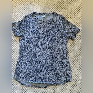 Old Navy cheetah print shirt